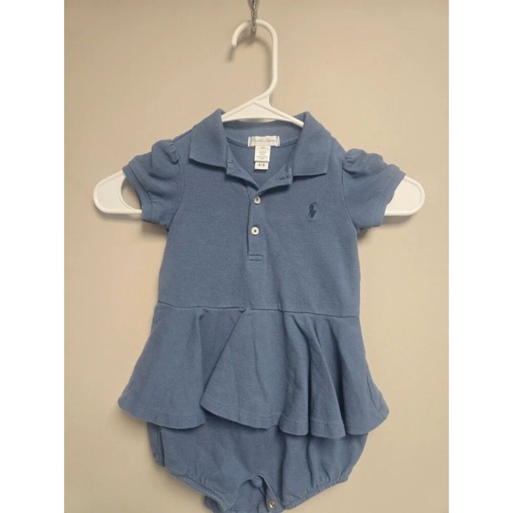 Ralph lauren girls 12 month romper onesie